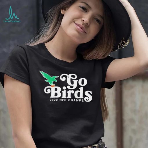 Philadelphia Eagles go Birds 2022 NFC Champs logo shirt