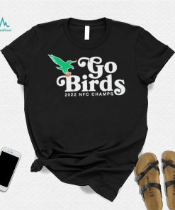 Philadelphia Eagles go Birds 2022 NFC Champs logo shirt