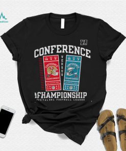 Philadelphia Eagles vs San Francisco 49ers 2022 NFC Championship National Football Leauge Ticket Exchange shirt