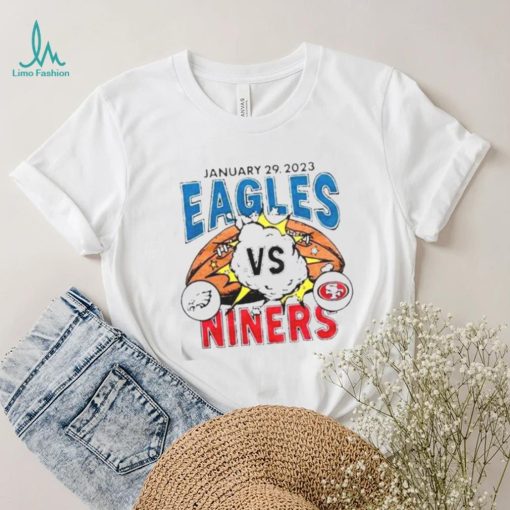 Philadelphia eagles vs san francisco 49ers january 29 2023 shirt