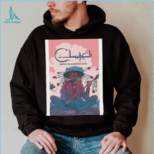 Poster clutch sunrise on slaughter beach tour 2022 shirt