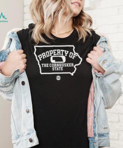 Property of the cornhusker state shirt