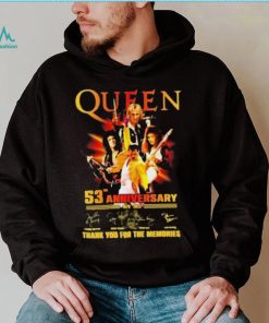 Queen 53rd Anniversary 1970 – 2023 Thank You For The Memories T Shirt