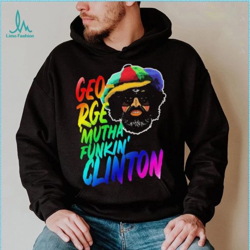 Rainbow Neon Text George Muthafunkin Clinton Shirt