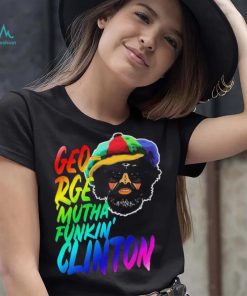 Rainbow Neon Text George Muthafunkin Clinton Shirt