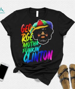 Rainbow Neon Text George Muthafunkin Clinton Shirt