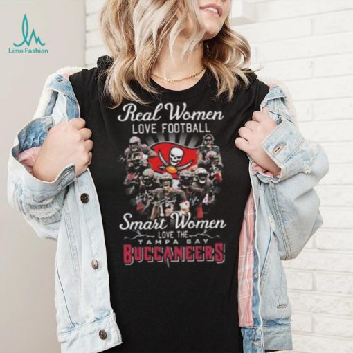 Real Women Love Baseball Smart Women Love The Tampa Bay Buccaneers Signatures 2023 T shirt