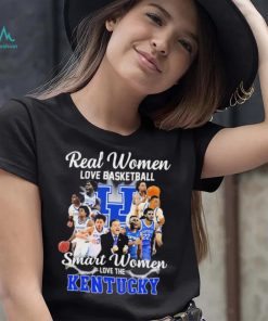 Real Women Love Basketball Smart Women Love The Kentucky Shirt