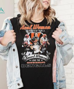 Real Women Love Football Smart Women Love The Cincinnati Bengals Shirt