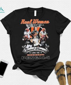 Real Women Love Football Smart Women Love The Cincinnati Bengals Shirt