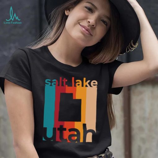 Retro Salt Lake City Utah T Shirt