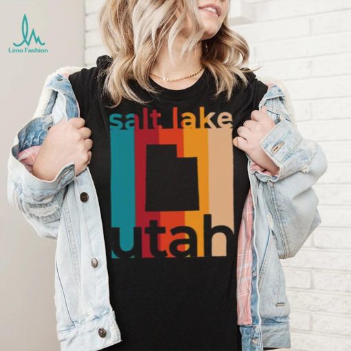 Retro Salt Lake City Utah T Shirt