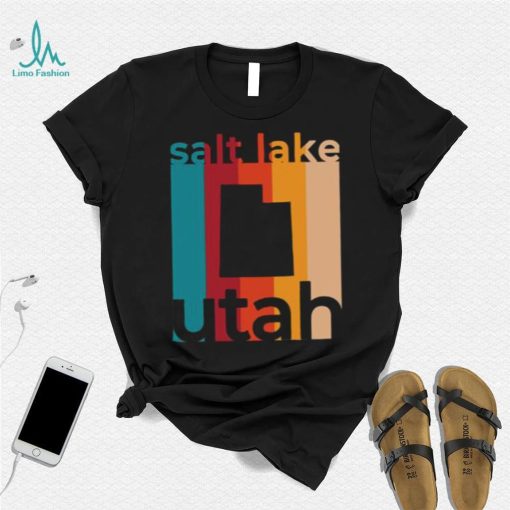 Retro Salt Lake City Utah T Shirt