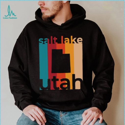 Retro Salt Lake City Utah T Shirt