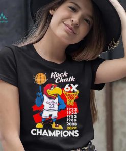 Rock Chalk 6x Champions Shirt