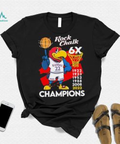 Rock Chalk 6x Champions Shirt