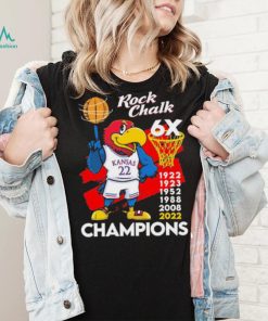 Rock Chalk 6x Champions Shirt