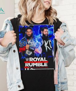 Royal Rumble 2023 Roman Reigns vs Kevin Owens poster shirtexas Rattlesnake logo shirt