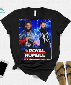 Royal Rumble 2023 Roman Reigns vs Kevin Owens poster shirtexas Rattlesnake logo shirt