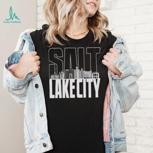 Salt Lake City Skyline USA T Shirt