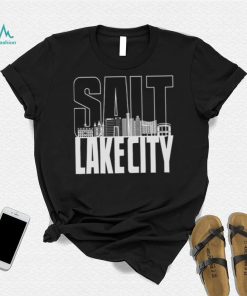 Salt Lake City Skyline USA T Shirt