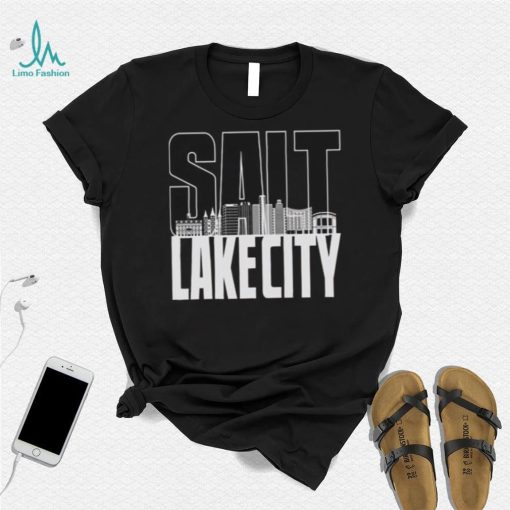 Salt Lake City Skyline USA T Shirt