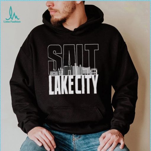 Salt Lake City Skyline USA T Shirt