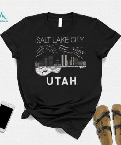 Salt Lake City Souvenir Men Utah Gift Music Guitar T Shirt