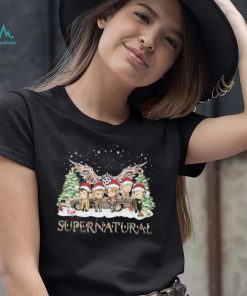 Santa Supernatural Light Snow Christmas Shirt