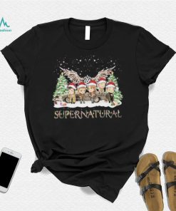 Santa Supernatural Light Snow Christmas Shirt