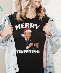 Santa Trump Merry Tweeting Christmas Shirt