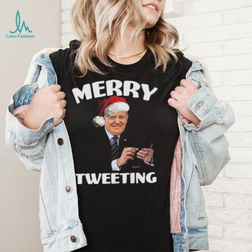 Santa Trump Merry Tweeting Christmas Shirt