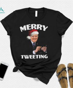 Santa Trump Merry Tweeting Christmas Shirt