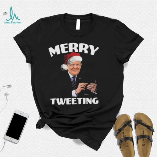 Santa Trump Merry Tweeting Christmas Shirt