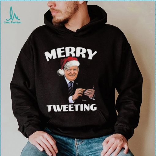 Santa Trump Merry Tweeting Christmas Shirt