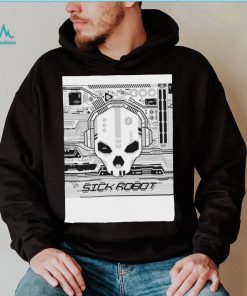 Sick Robot skull shirt