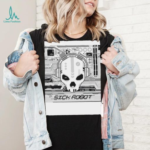 Sick Robot skull shirt