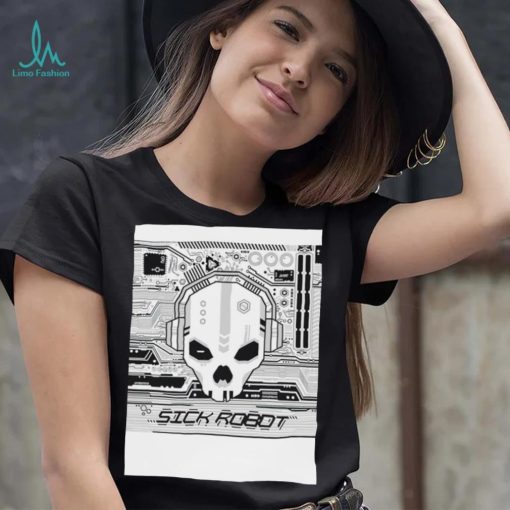 Sick Robot skull shirt
