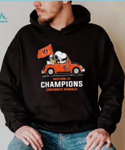 Snoopy Super Bowl Lvi Champions Cincinnati Bengals Shirt