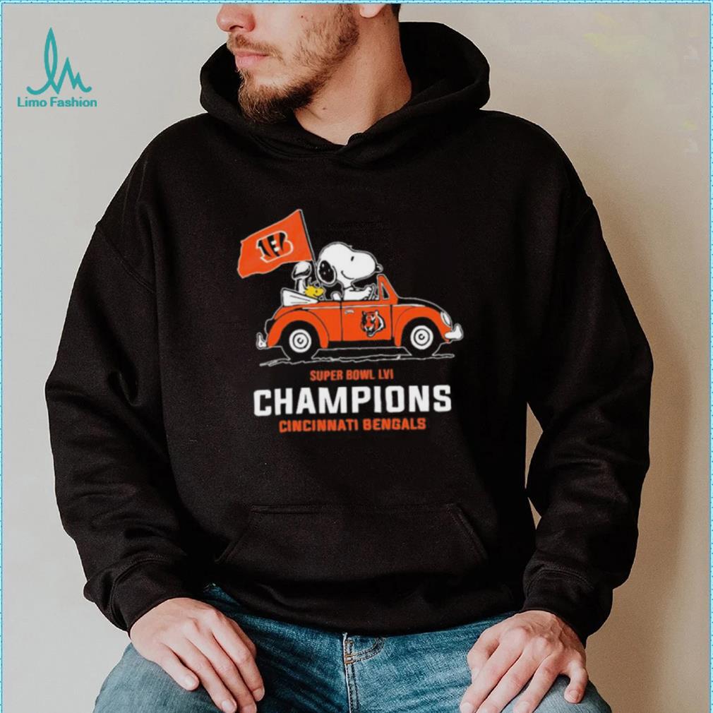 Snoopy Super Bowl Lvi Champions Cincinnati Bengals Shirt