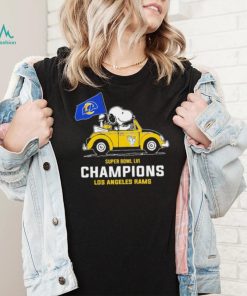 Snoopy Super Bowl Lvi Champions Los Angeles Rams Shirt