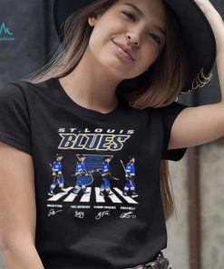 St Louis Blues Team 2022 Abbey Road Signature Shirt