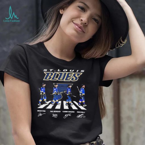 St Louis Blues Team 2022 Abbey Road Signature Shirt