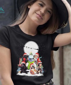 Star War Christmas Chibi Character Snow Shirt