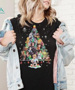 Star War Tree Christmas Chibi Character Shirt