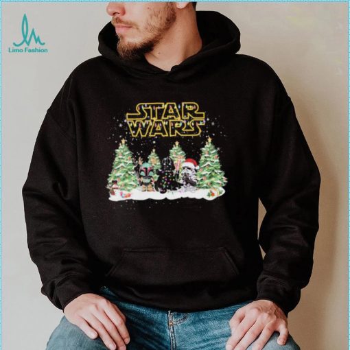 Star Wars Snow Tree Christmas Shirt