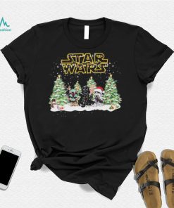 Star Wars Snow Tree Christmas Shirt