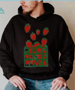 Strawberry basket screen print shirt