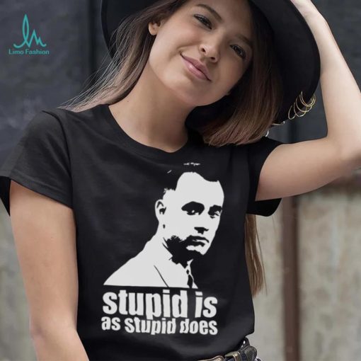 Stupid Is As Stupid Does Forrest Gump Artwork shirt