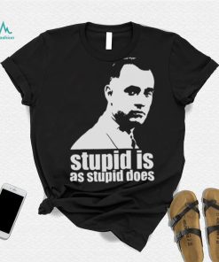 Stupid Is As Stupid Does Forrest Gump Artwork shirt